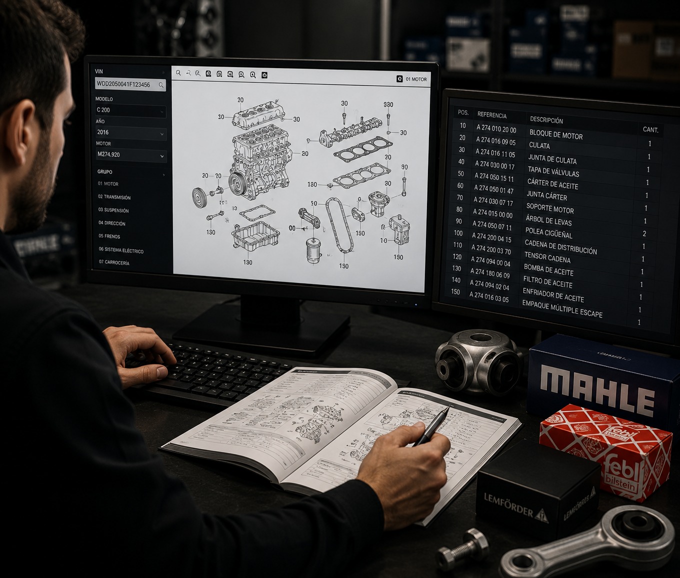 Investigación técnica de la pieza
